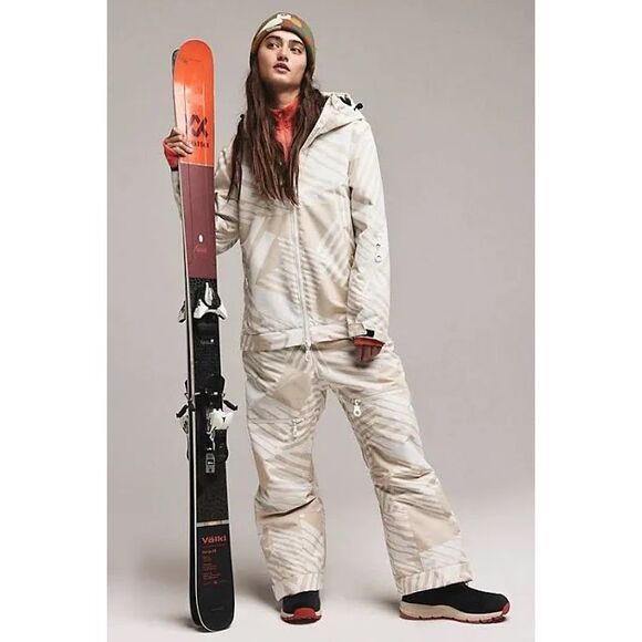 Free People Movement x Oneskee Acclimate Geometric 2-in-1 Snow Ski Suit